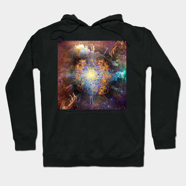 Space time atomic Hoodie by rolffimages